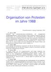 IFM-Archiv Organisation von Protesten 1988